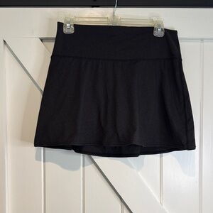 Women’s Black Active Skort with Built-In Shorts